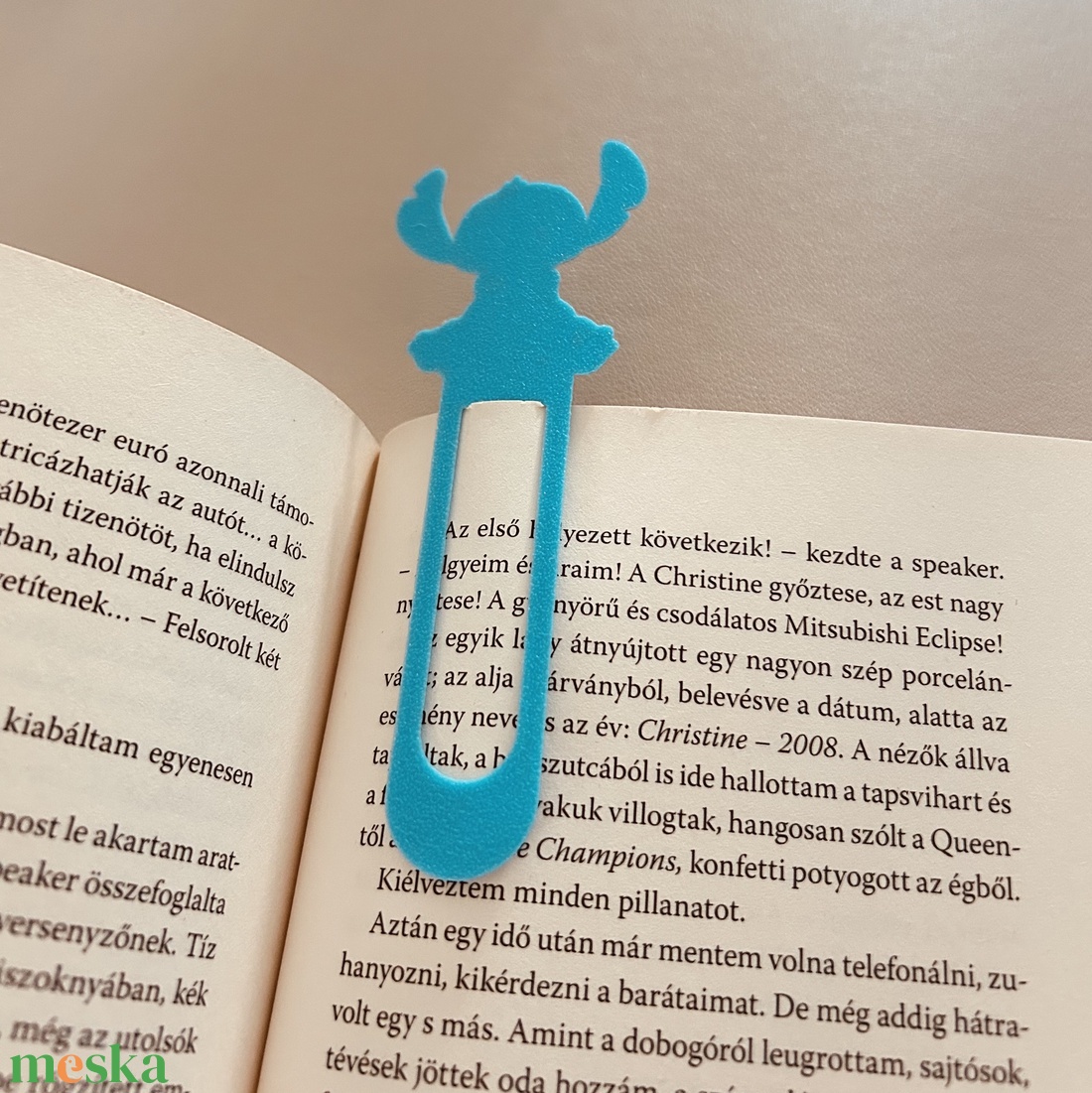 Könyvjelző - Stitch - könyv & zene - könyvjelző - Meska.hu