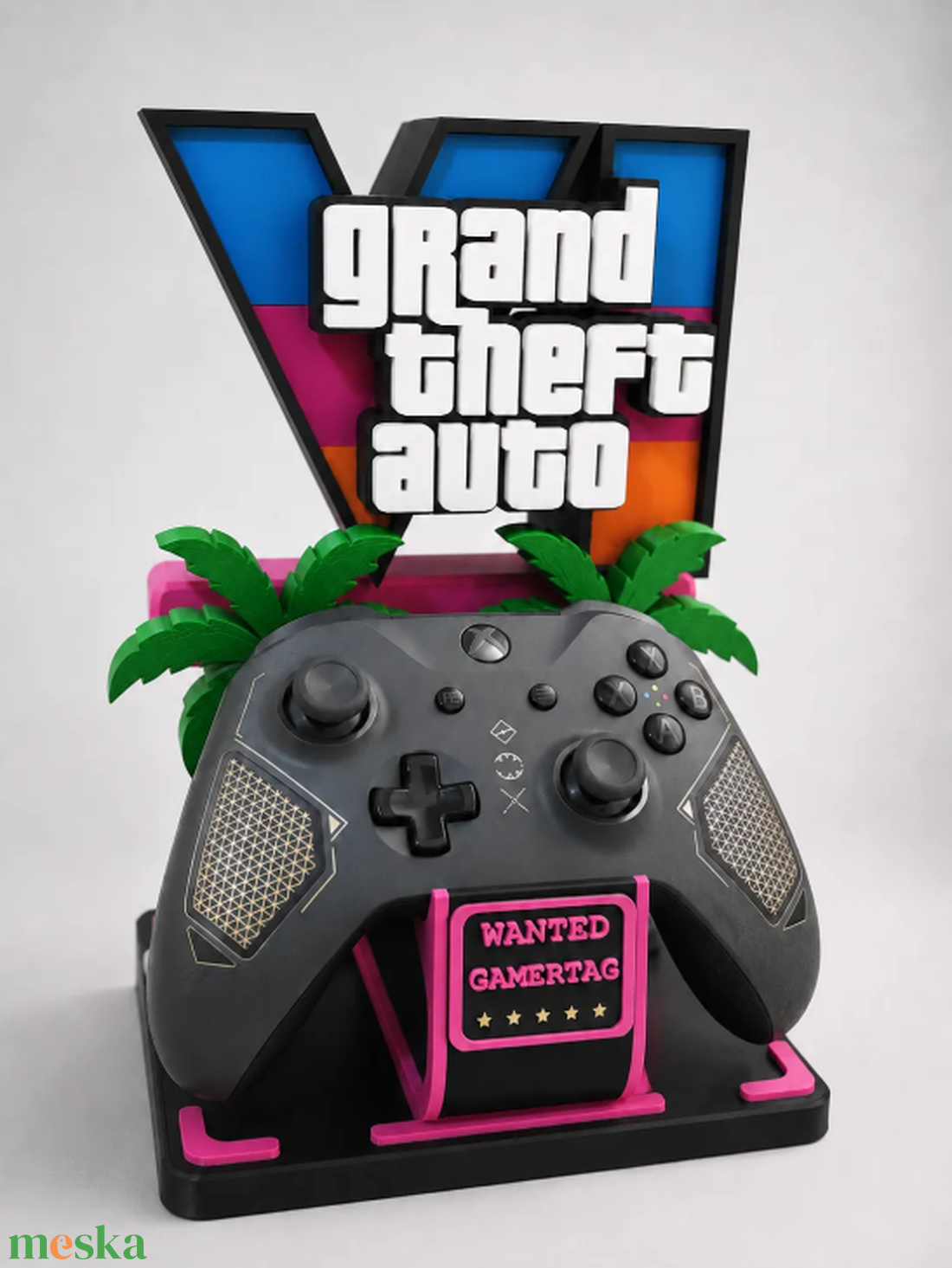 GTA VI Xbox / PS5 joystick tartó . - otthon & életmód - tárolás & rendszerezés - kontroller tartók - Meska.hu