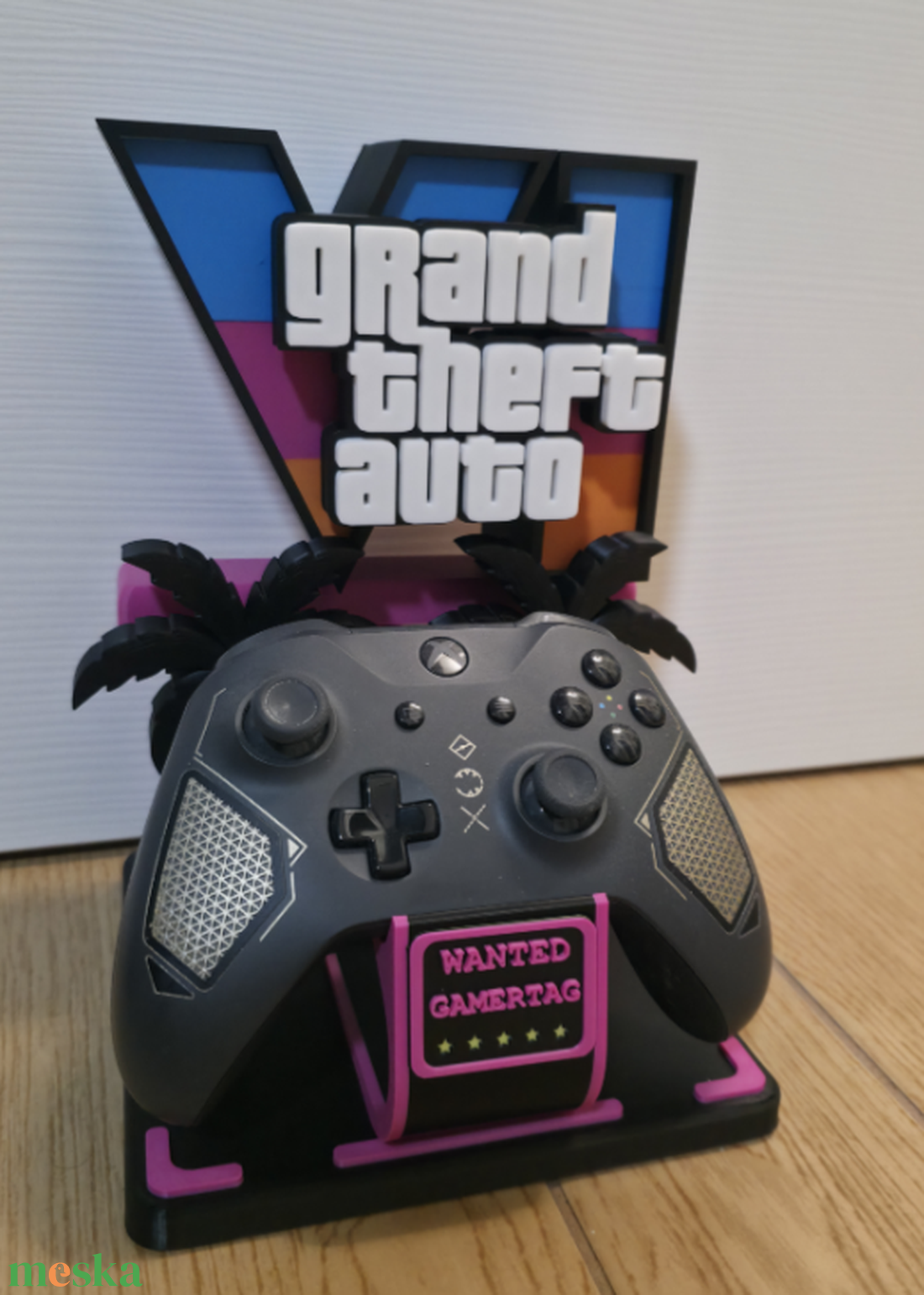 GTA VI Xbox / PS5 joystick tartó . - otthon & életmód - tárolás & rendszerezés - kontroller tartók - Meska.hu