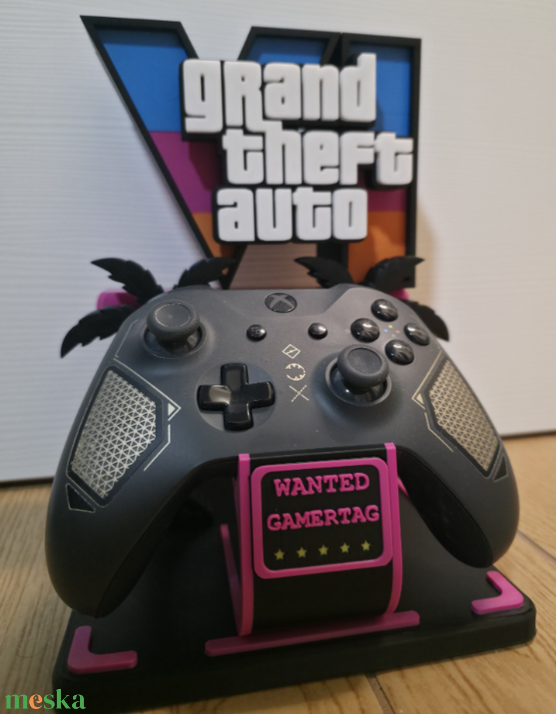 GTA VI Xbox / PS5 joystick tartó . - otthon & életmód - tárolás & rendszerezés - kontroller tartók - Meska.hu