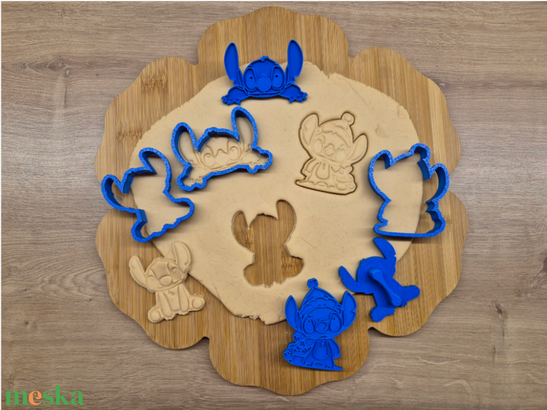 3D Nyomtatott Stitch Süteménykiszúró és Pecsételő Szett - otthon & életmód - konyhafelszerelés, tálalás - sütés, főzés - sütikiszúró - Meska.hu