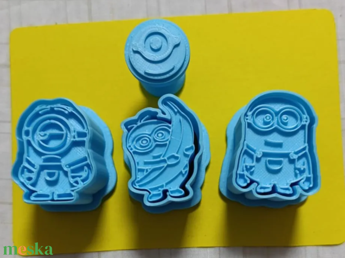  Minyonok (Minions) Süteménykiszúró Készlet (4 darabos) - otthon & életmód - konyhafelszerelés, tálalás - sütés, főzés - sütikiszúró - Meska.hu