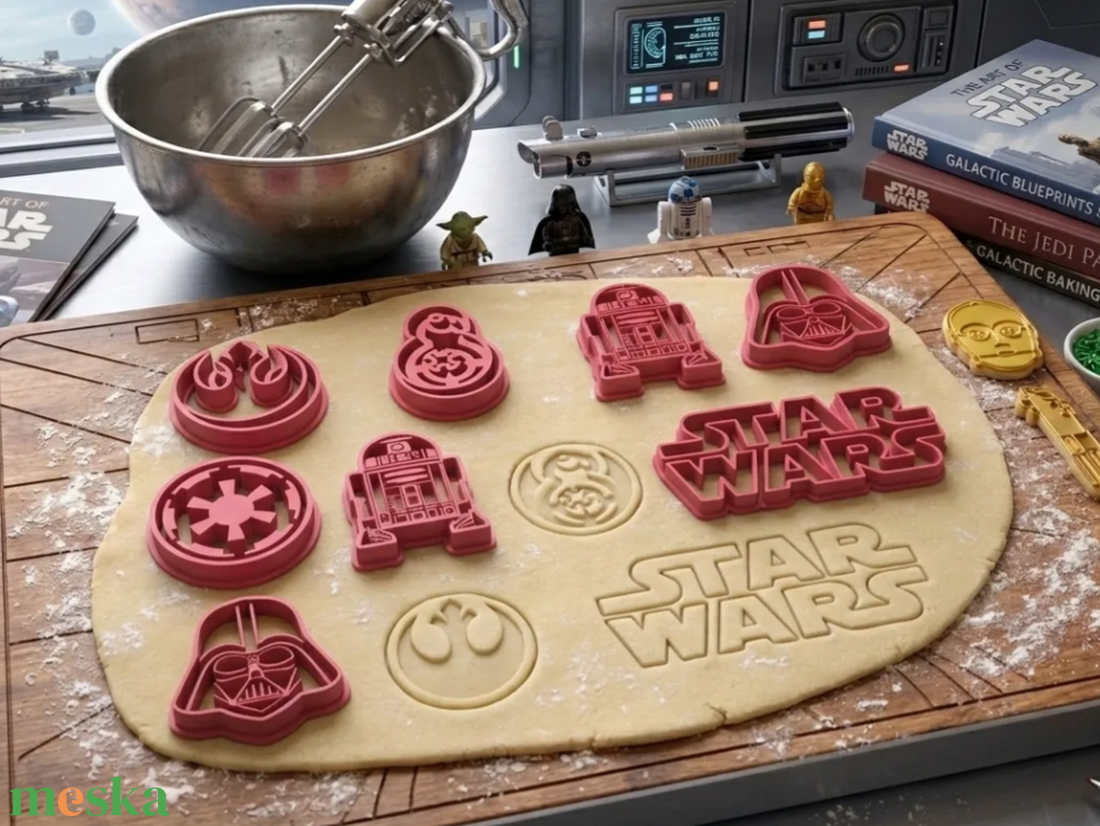  Star Wars Süteménykiszúró Készlet (8 darab)  - otthon & életmód - konyhafelszerelés, tálalás - sütés, főzés - sütikiszúró - Meska.hu