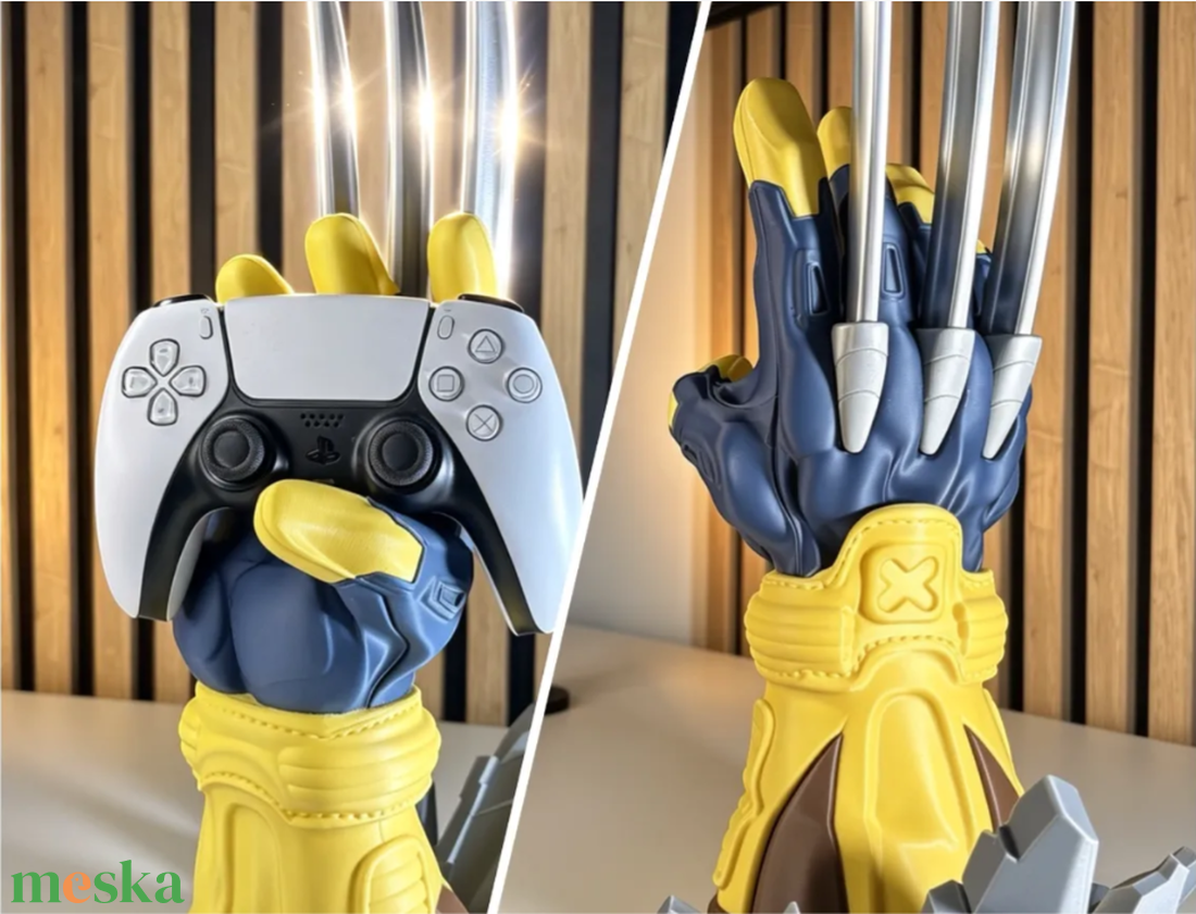 Wolverine (Rozsomák) 3D Nyomtatott Kontrollertartó Állvány - otthon & életmód - tárolás & rendszerezés - kontroller tartók - Meska.hu