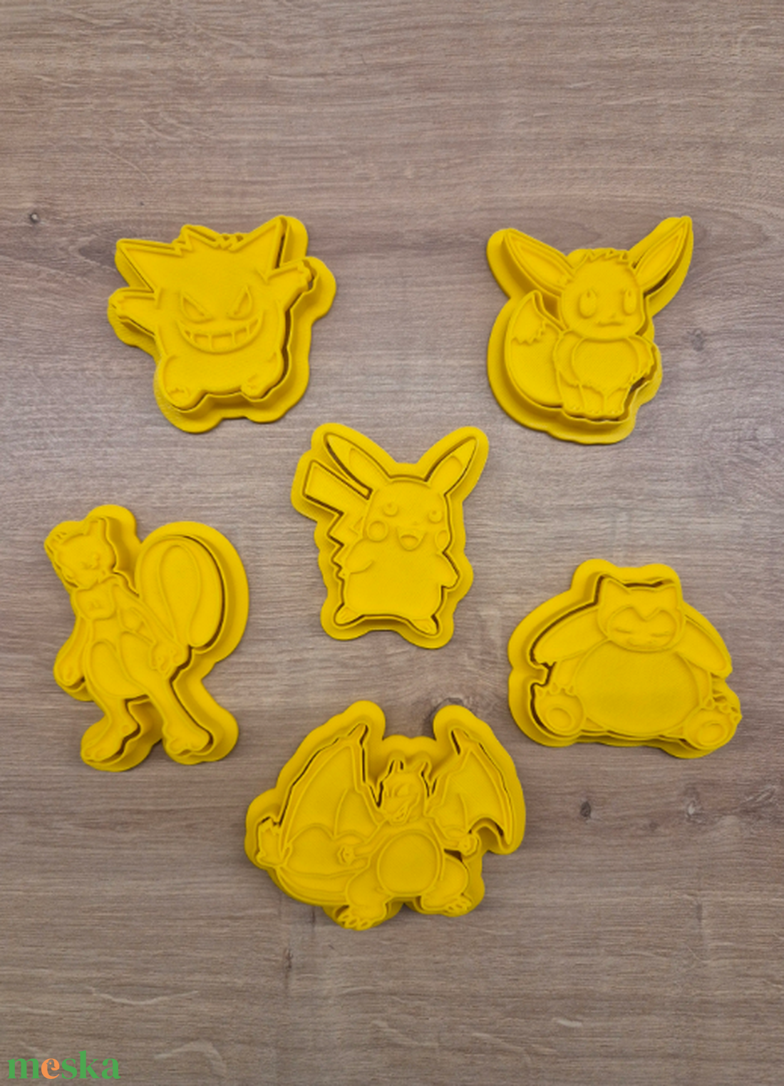  Pokémon Süteménykiszúró  Szett � 6 db-os Legendás Kollekció! - otthon & életmód - konyhafelszerelés, tálalás - sütés, főzés - sütikiszúró - Meska.hu