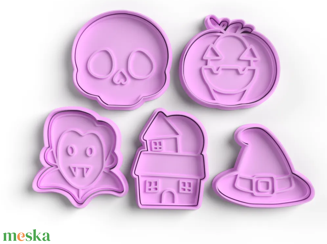 Halloween Süteménykiszúró Szett � 5 db-os Kísérteties Kollekció! - otthon & életmód - konyhafelszerelés, tálalás - sütés, főzés - sütikiszúró - Meska.hu
