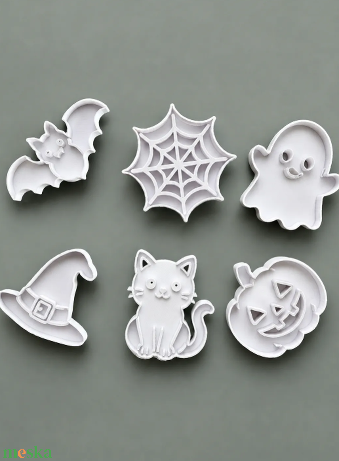 Kísérteties Halloween süteménykiszúró  szett (6 db) - otthon & életmód - konyhafelszerelés, tálalás - sütés, főzés - sütikiszúró - Meska.hu