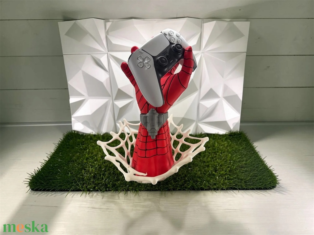 Marvel Pókember / Spider-Man Kontroller Tartó Állvány - otthon & életmód - tárolás & rendszerezés - kontroller tartók - Meska.hu