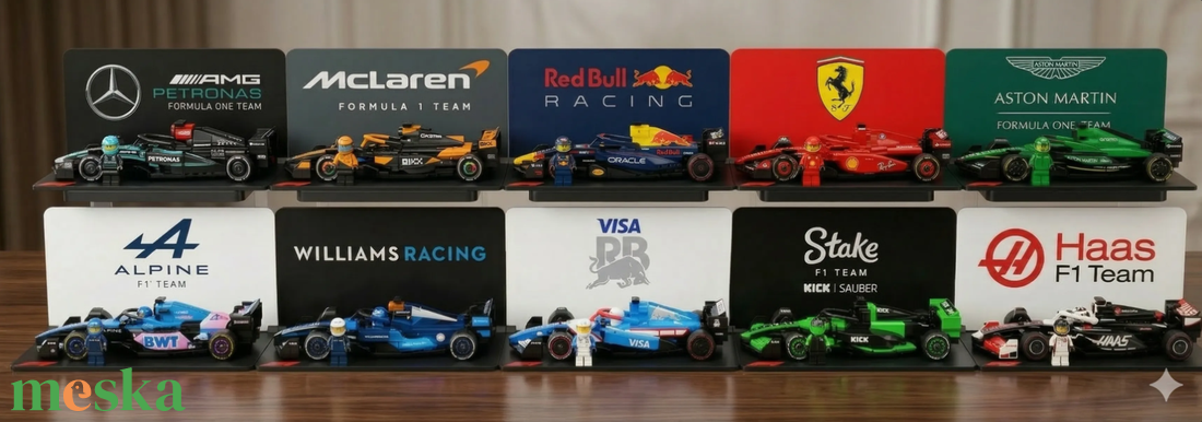 F1 Team LEGO Bemutató Állvány - baba - mama - babaszobabútor - játéktároló - Meska.hu