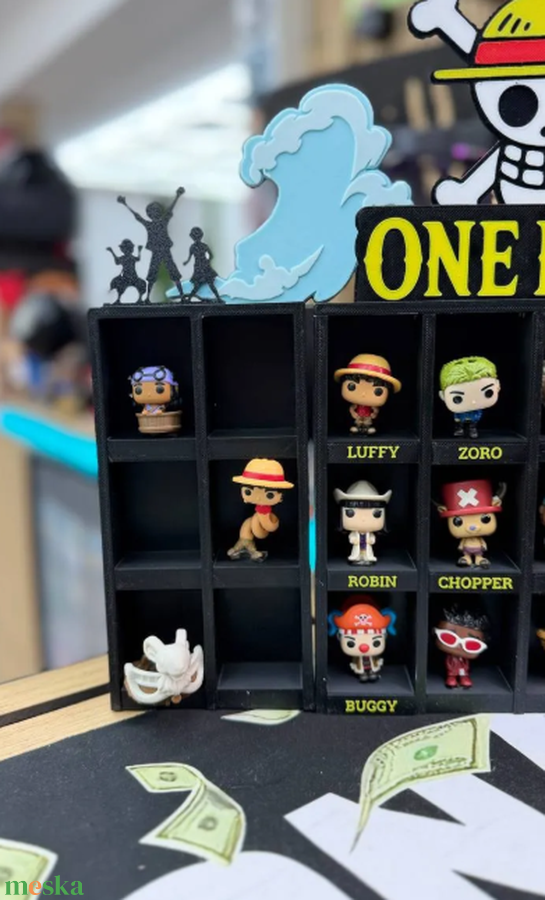 One Piece Minifigura Tároló Vitrin és Polcrendszer - otthon & életmód - dekoráció - asztal és polc dekoráció - dekorációs tál, tartó - Meska.hu