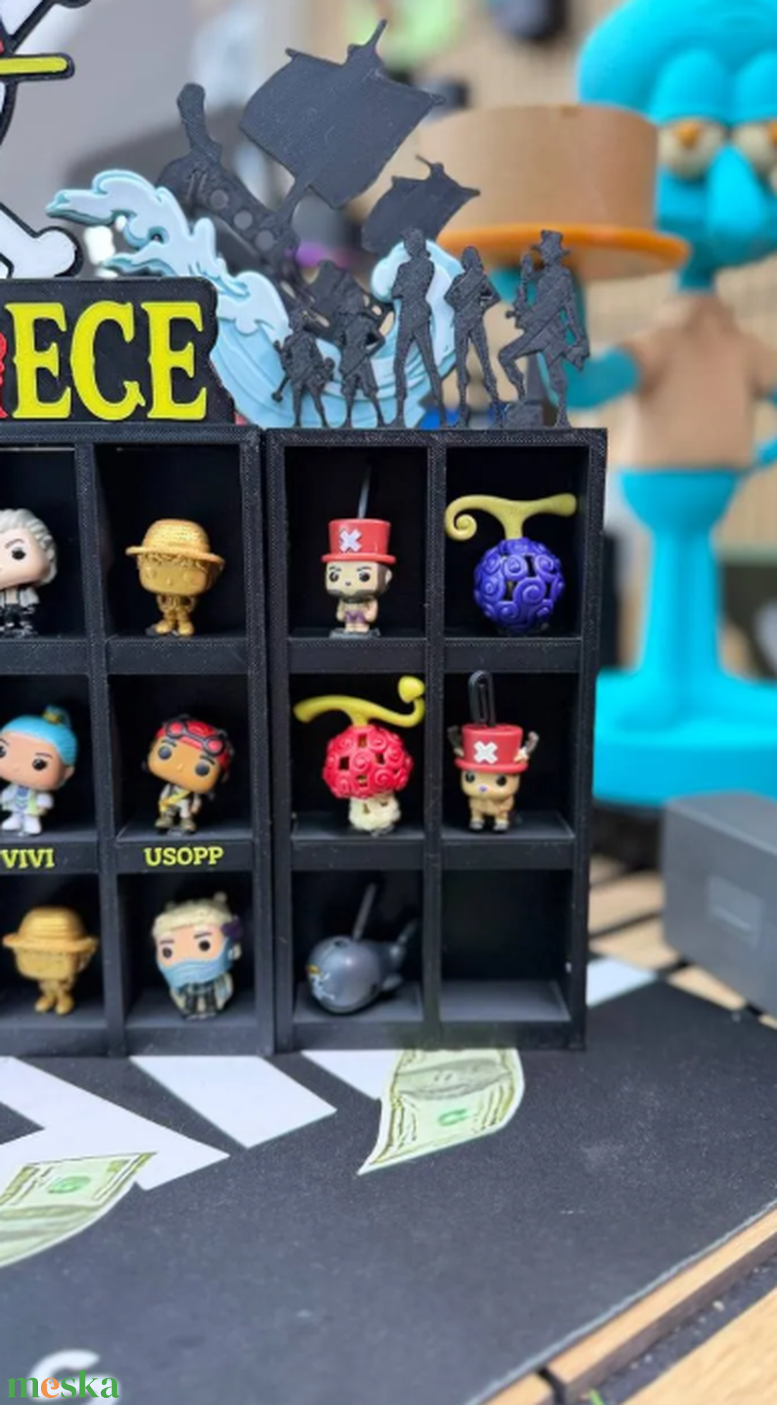 One Piece Minifigura Tároló Vitrin és Polcrendszer - otthon & életmód - dekoráció - asztal és polc dekoráció - dekorációs tál, tartó - Meska.hu