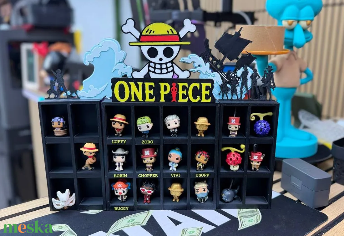 One Piece Minifigura Tároló Vitrin és Polcrendszer - otthon & életmód - dekoráció - asztal és polc dekoráció - dekorációs tál, tartó - Meska.hu