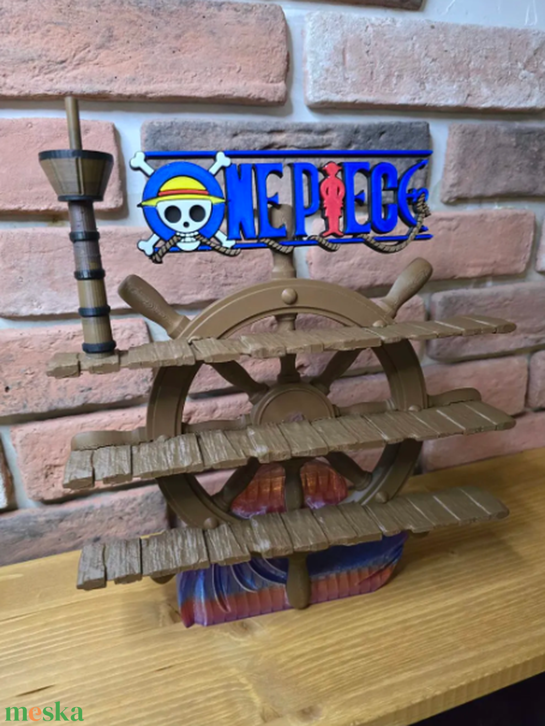  One Piece Gyűjtői Polc  - otthon & életmód - dekoráció - asztal és polc dekoráció - dekorációs tál, tartó - Meska.hu