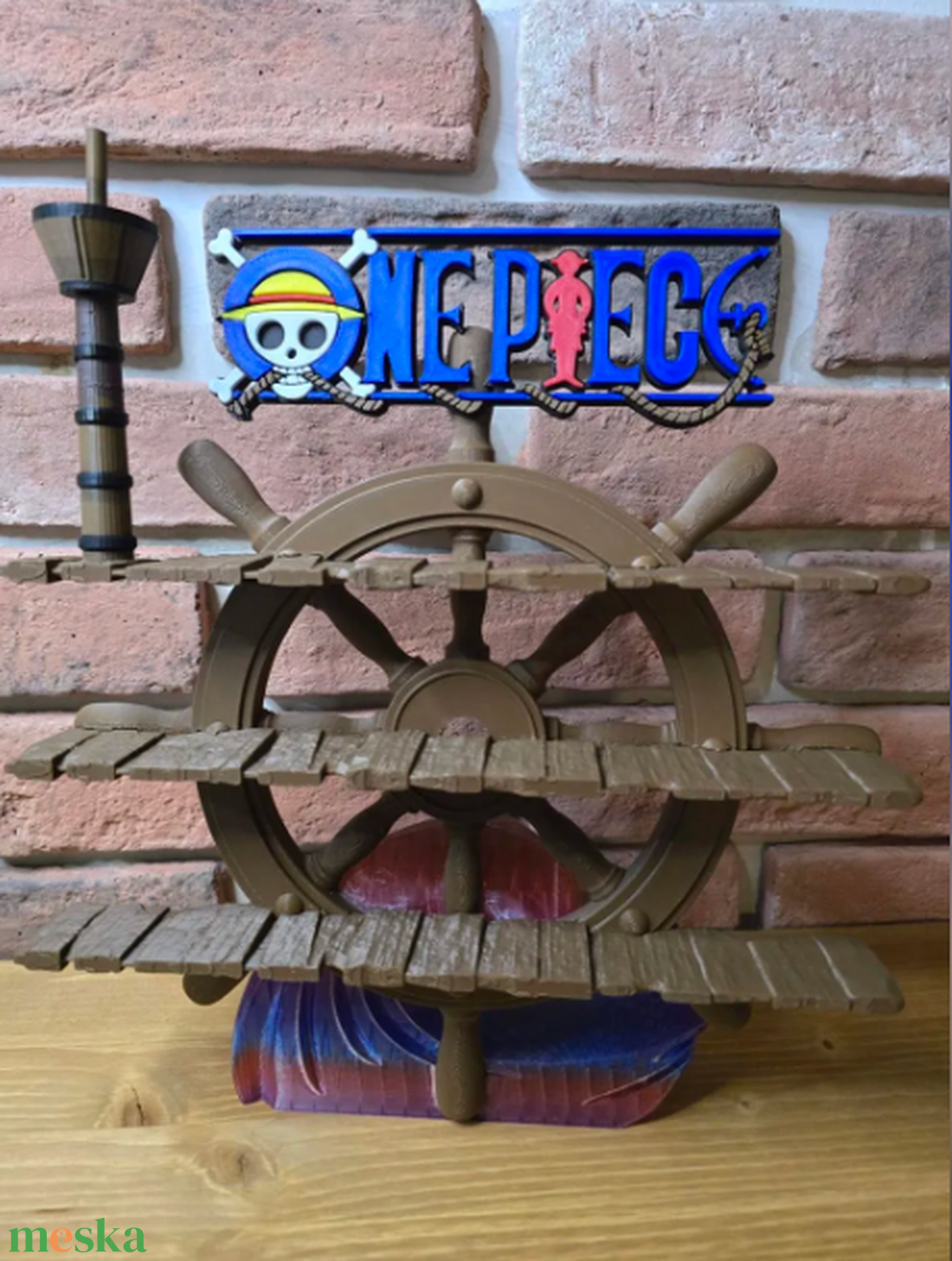  One Piece Gyűjtői Polc  - otthon & életmód - dekoráció - asztal és polc dekoráció - dekorációs tál, tartó - Meska.hu