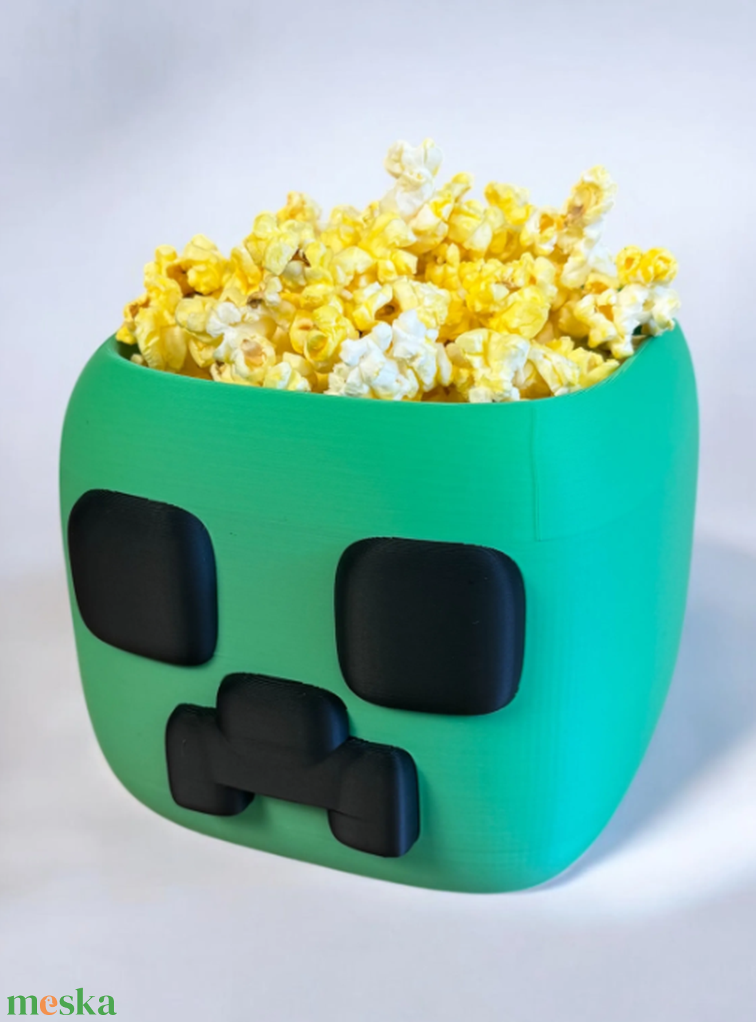  Minecraft Creeper Popcorn Vödör / Snack Tál - otthon & életmód - konyhafelszerelés, tálalás - tálalás - kínálótál - Meska.hu