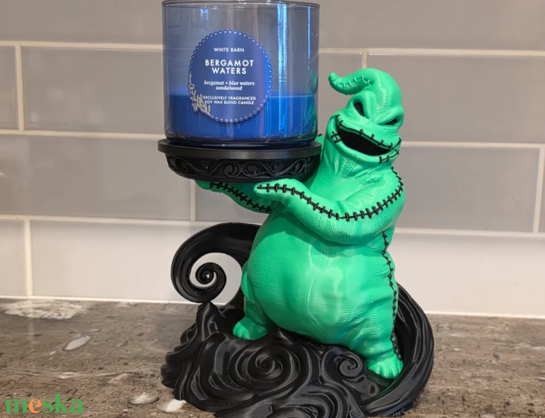  Oogie Boogie Gyertyatartó Állvány - otthon & életmód - gyertya, illat, aroma - gyertyatartó - Meska.hu