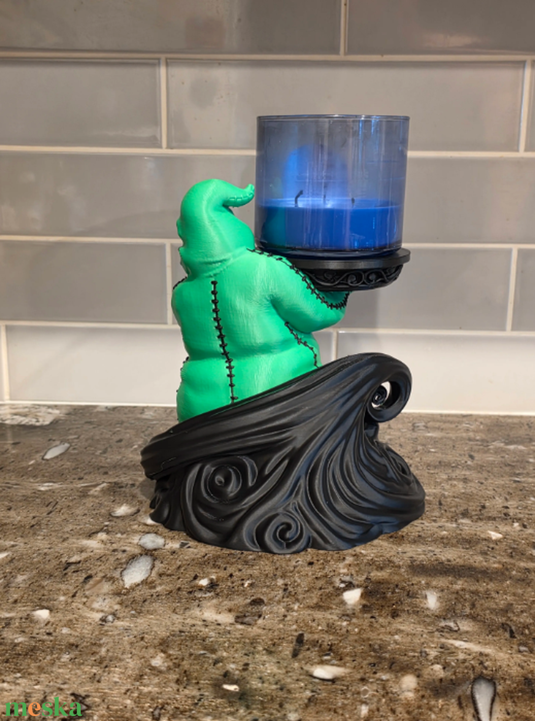  Oogie Boogie Gyertyatartó Állvány - otthon & életmód - gyertya, illat, aroma - gyertyatartó - Meska.hu
