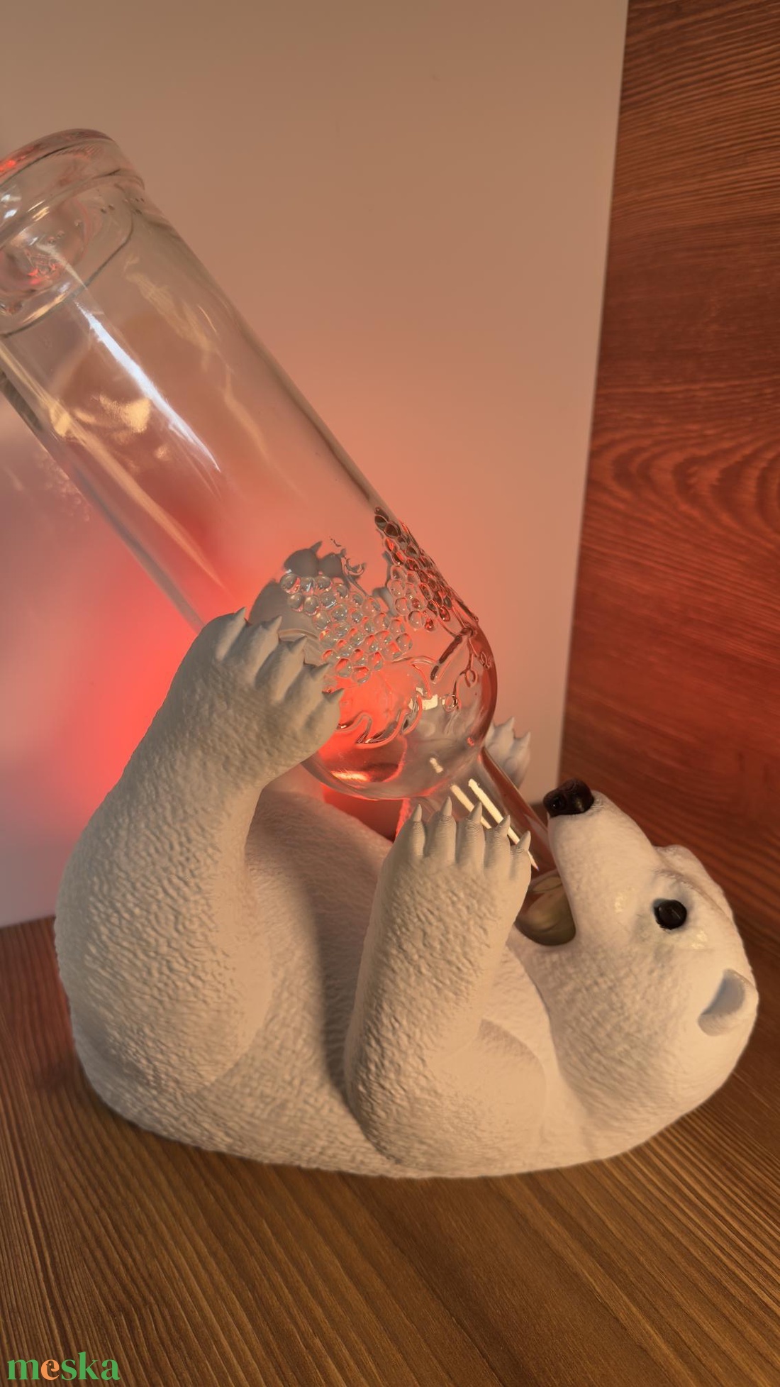 Jegesmedve bortartó - otthon & életmód - konyhafelszerelés, tálalás - tálalás - bortartó - Meska.hu