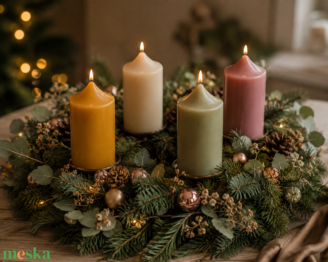 Adventi sima szilikon gyertyaöntő forma � henger gyertya készítéséhez - kellékek & szerszámok - vegyes alapanyag - szilikon öntőforma - Meska.hu
