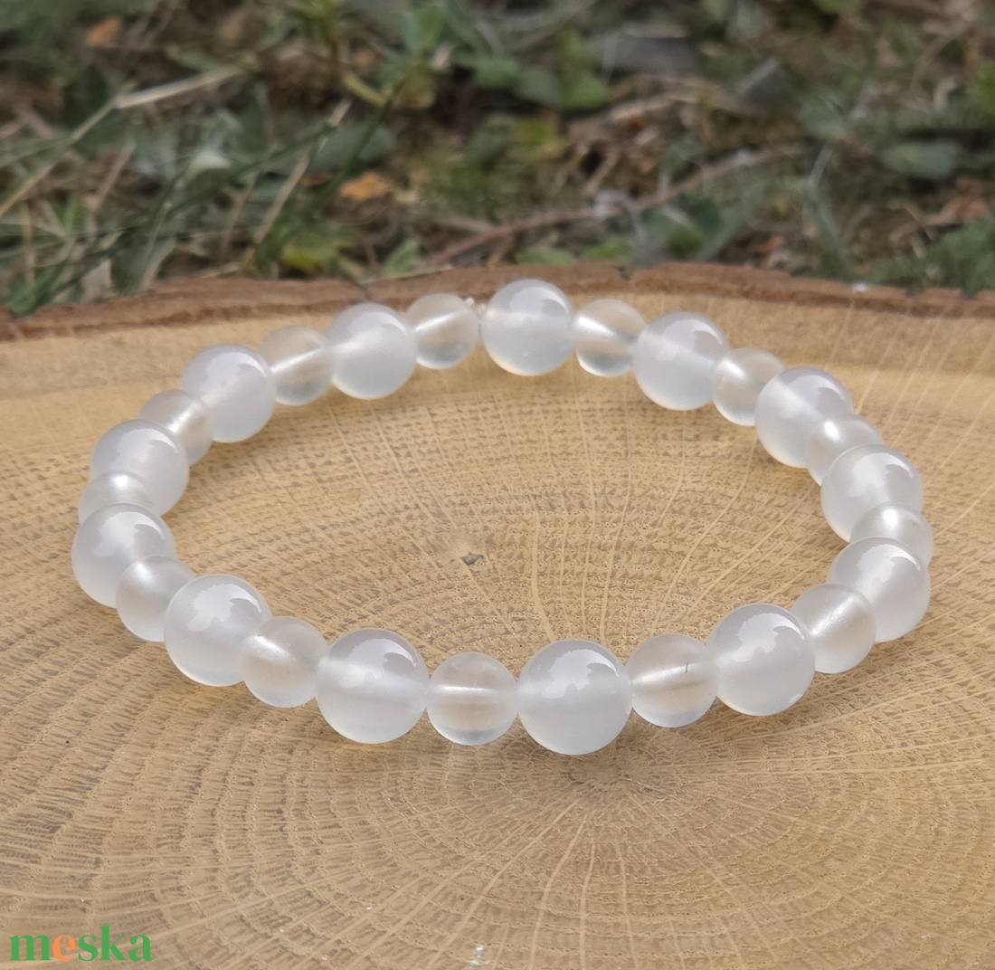 Belső béke programozott kristálykarkötő /bb4 - ékszer - karkötő - ásványkarkötő - Meska.hu