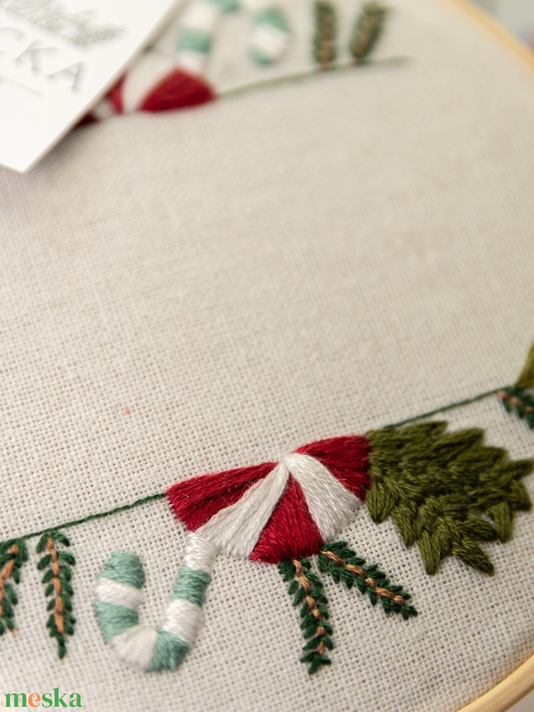 Karácsonyi mintás polaroid képkeret - karácsony - karácsonyi lakásdekoráció - karácsonyi lakásdíszek - Meska.hu