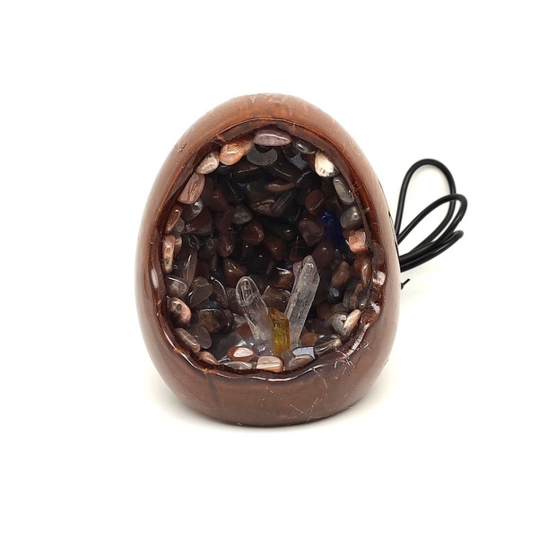 Holdkő tojás hangulatlámpa 10 cm - kellékek & szerszámok - ásvány alapanyag - Meska.hu