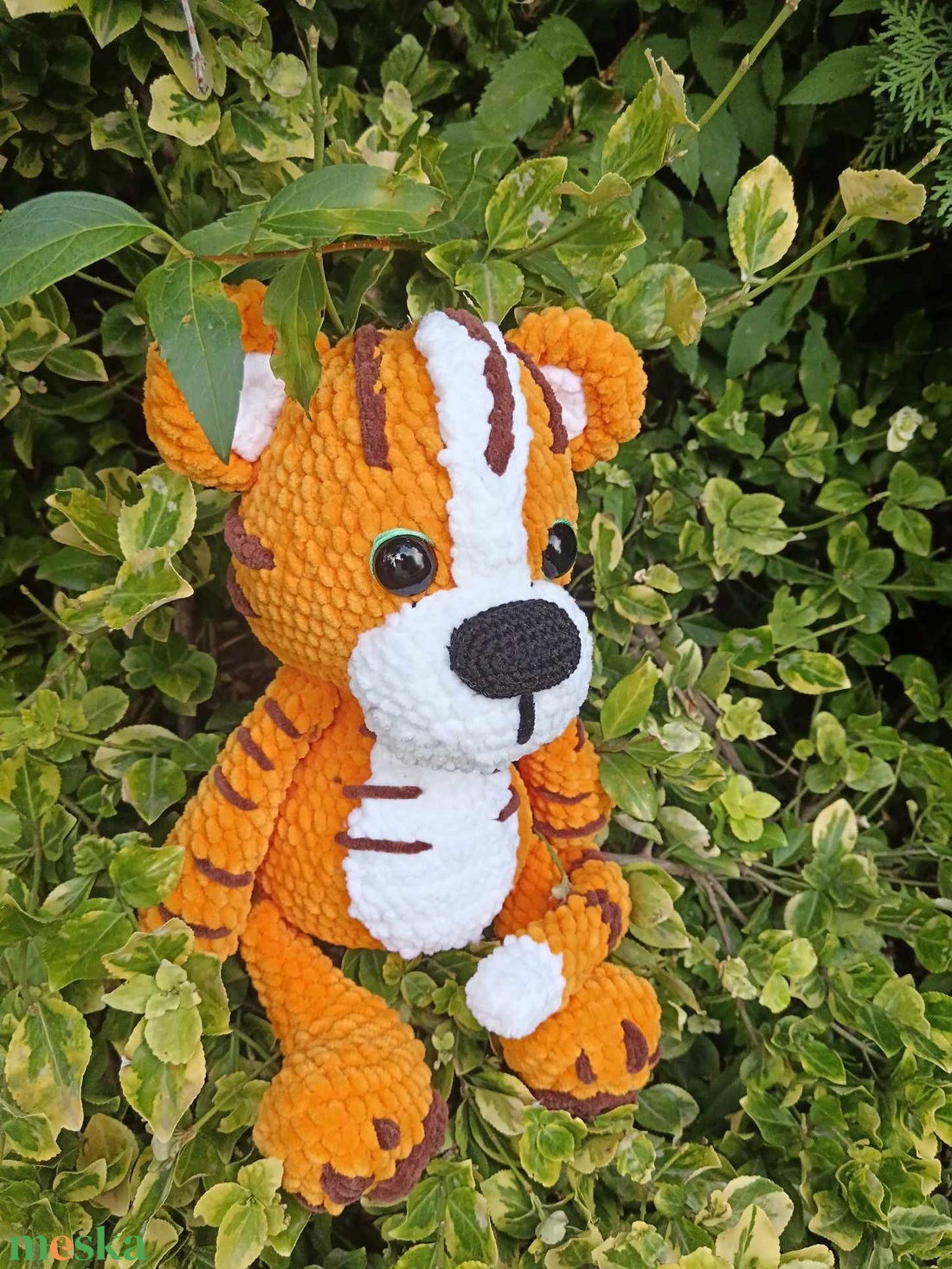 Hatalmas horgolt tigris - játék & sport - plüssállat & játékfigura - más figura - Meska.hu