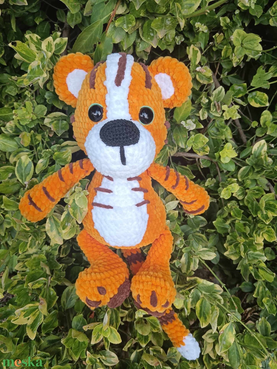 Hatalmas horgolt tigris - játék & sport - plüssállat & játékfigura - más figura - Meska.hu