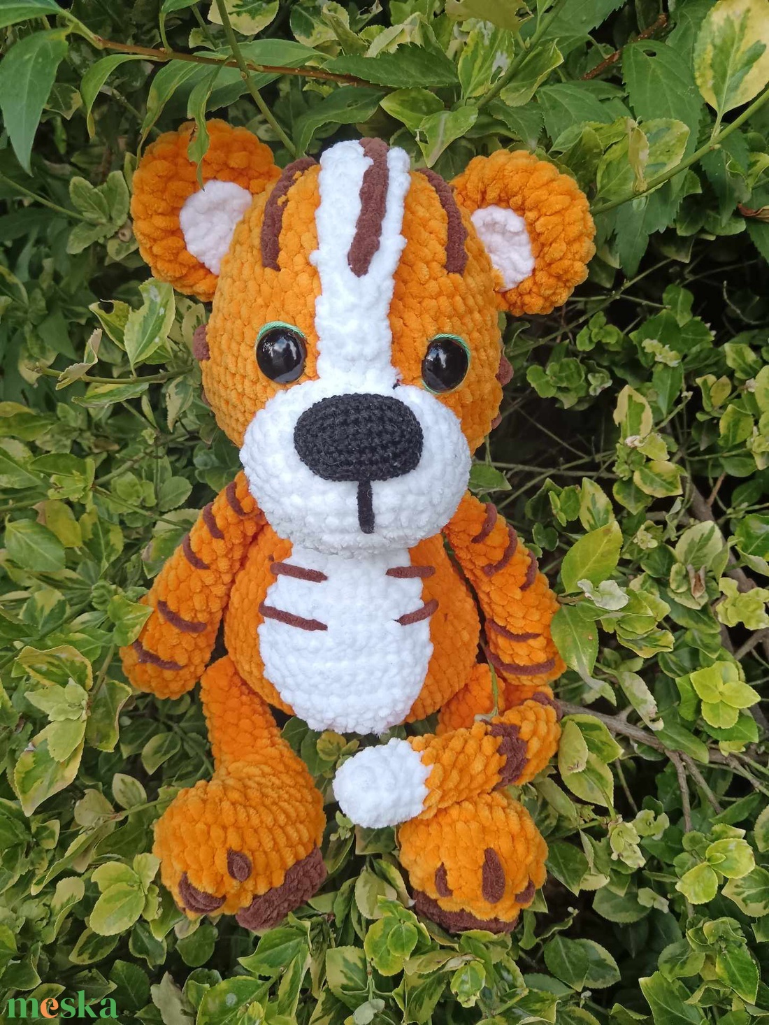 Hatalmas horgolt tigris - játék & sport - plüssállat & játékfigura - más figura - Meska.hu