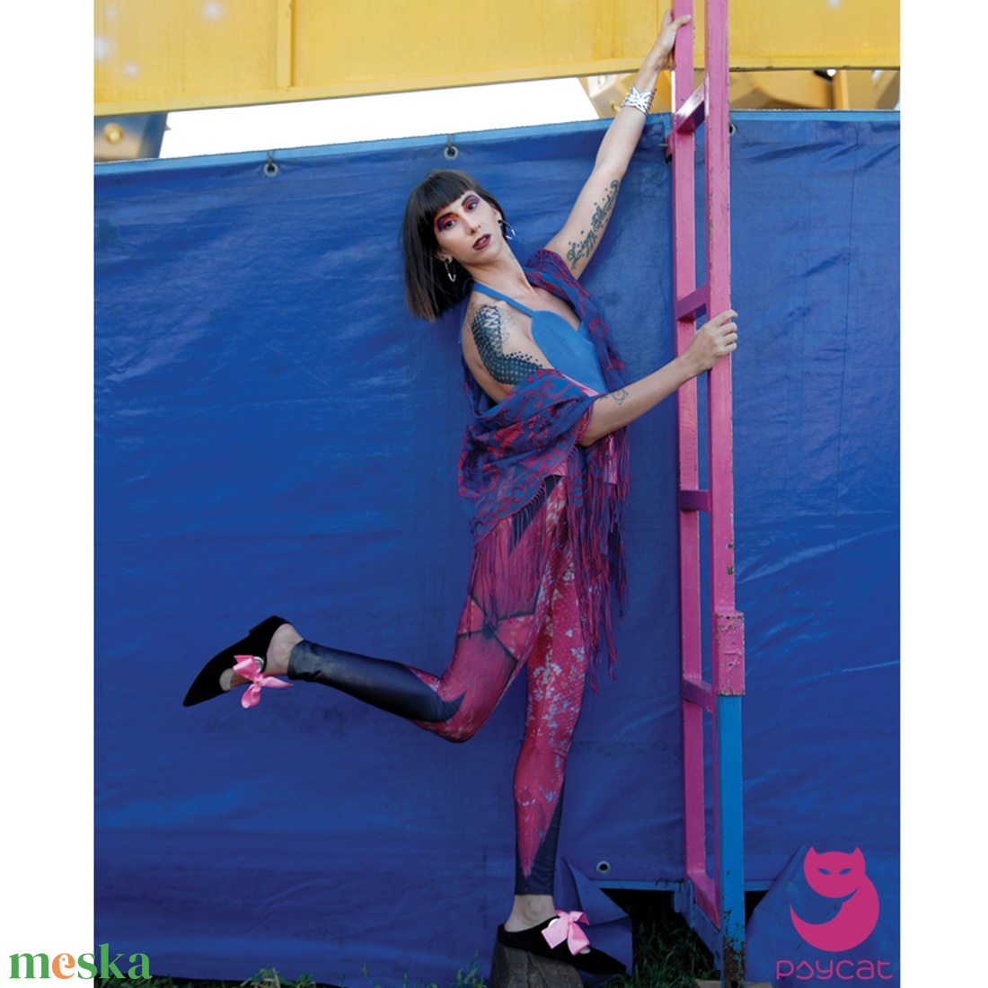 'Pikkelymasni' printelt leggings - ruha & divat - női ruha - nadrág - Meska.hu 'Pikkelymasni' printelt leggings - ruha & divat - női ruha - nadrág - Meska.hu