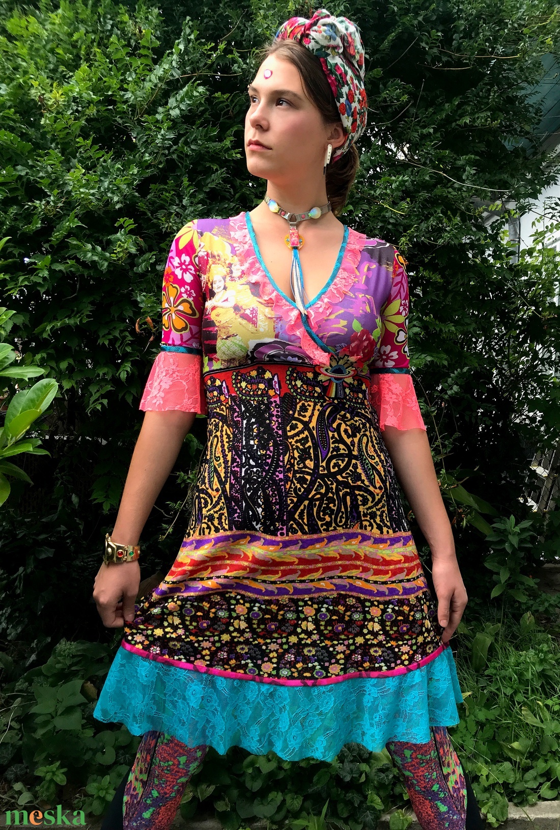 Neon gipsy fodros ruha - ruha & divat - női ruha - ruha - Meska.hu Neon gipsy fodros ruha - ruha & divat - női ruha - ruha - Meska.hu