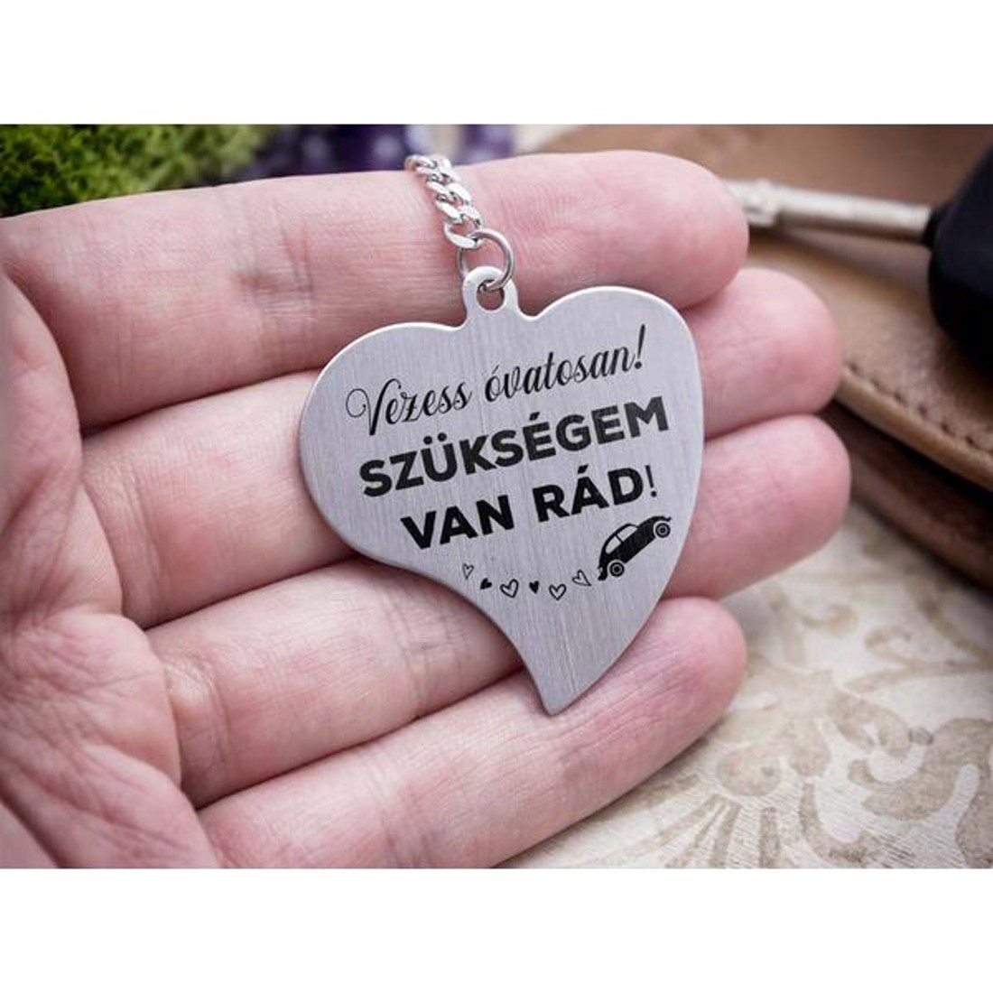 Vezess óvatosan acél medálos kulcstartó - táska & tok - kulcstartó & táskadísz - kulcstartó - Meska.hu Vezess óvatosan acél medálos kulcstartó - táska & tok - kulcstartó & táskadísz - kulcstartó - Meska.hu