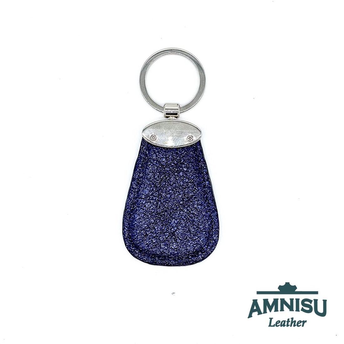Metál sötétkék csepp alakú kristály köves kulcstartó H6008OK - táska & tok - kulcstartó & táskadísz - kulcstartó - Meska.hu