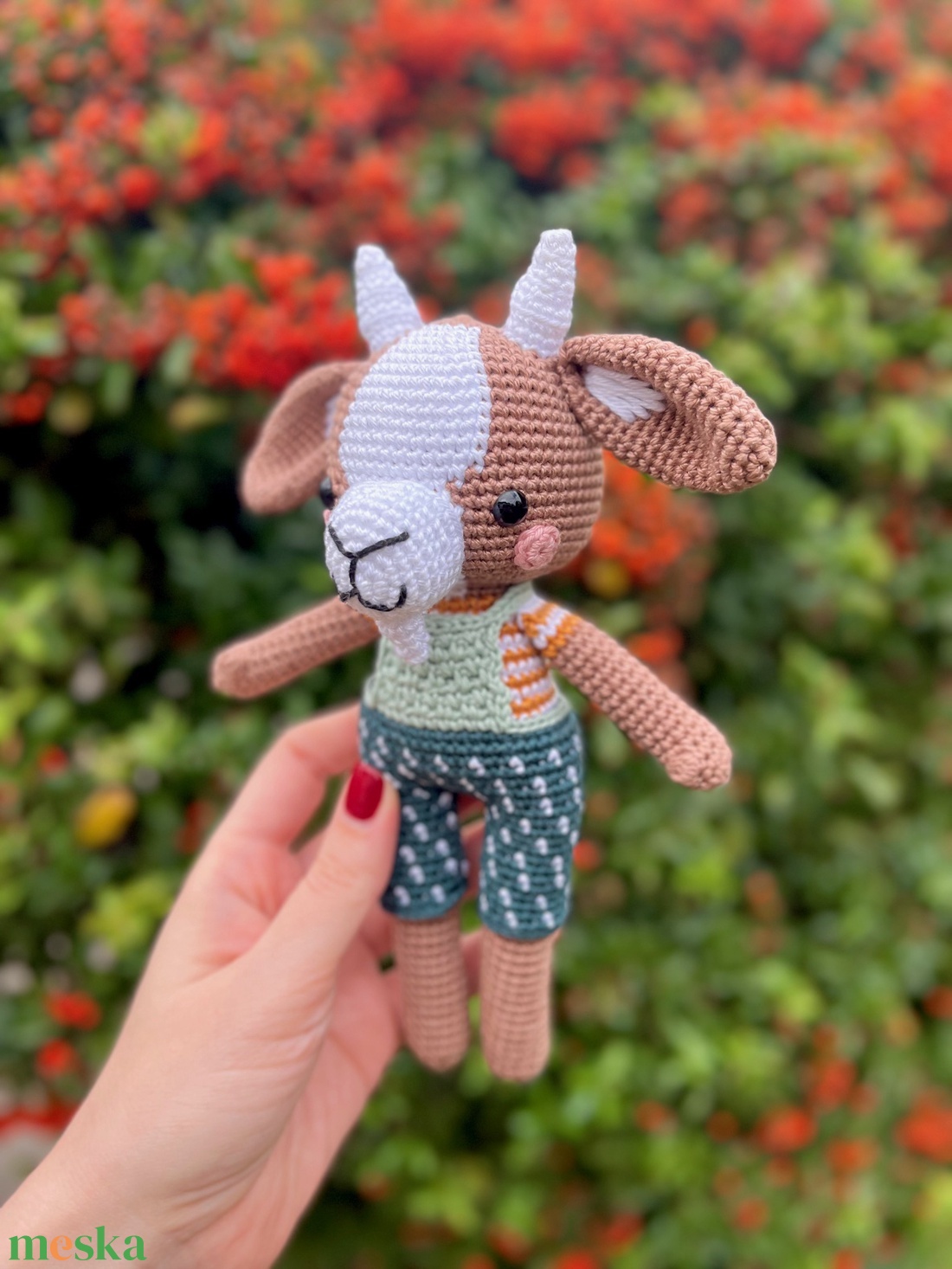 Javier, a kecske - játék & sport - plüssállat & játékfigura - más figura - Meska.hu