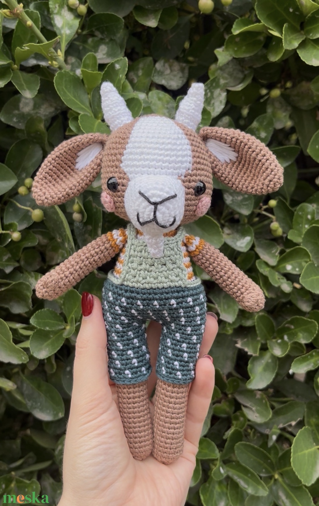 Javier, a kecske - játék & sport - plüssállat & játékfigura - más figura - Meska.hu