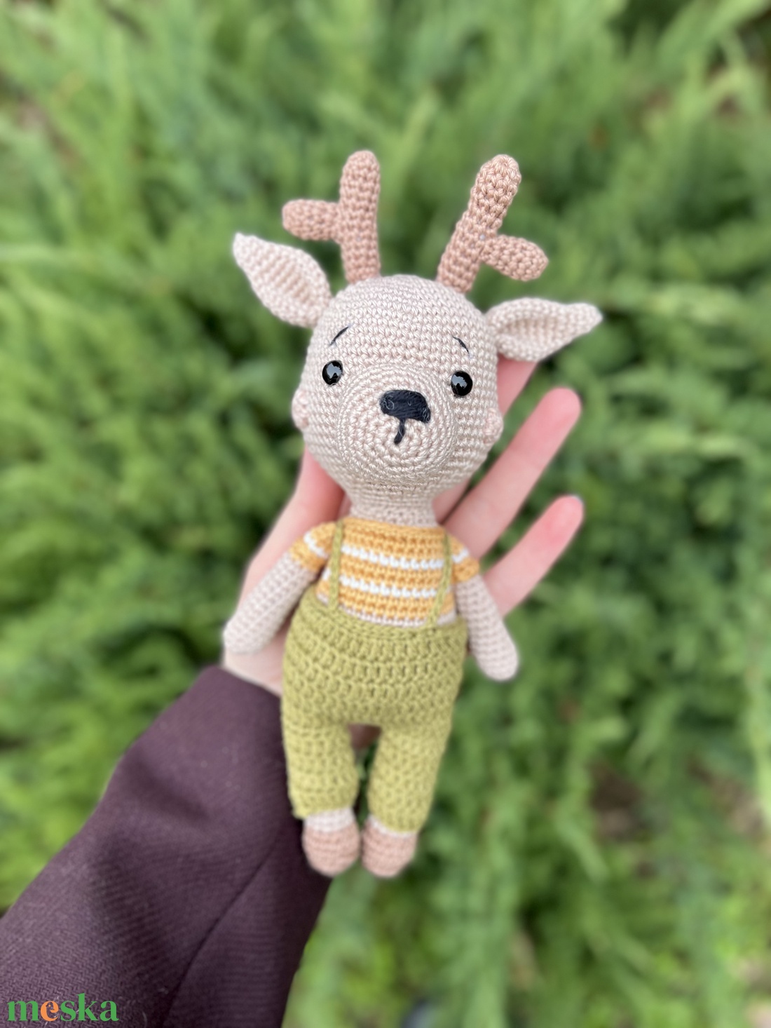Olivér, a szarvas - játék & sport - plüssállat & játékfigura - más figura - Meska.hu