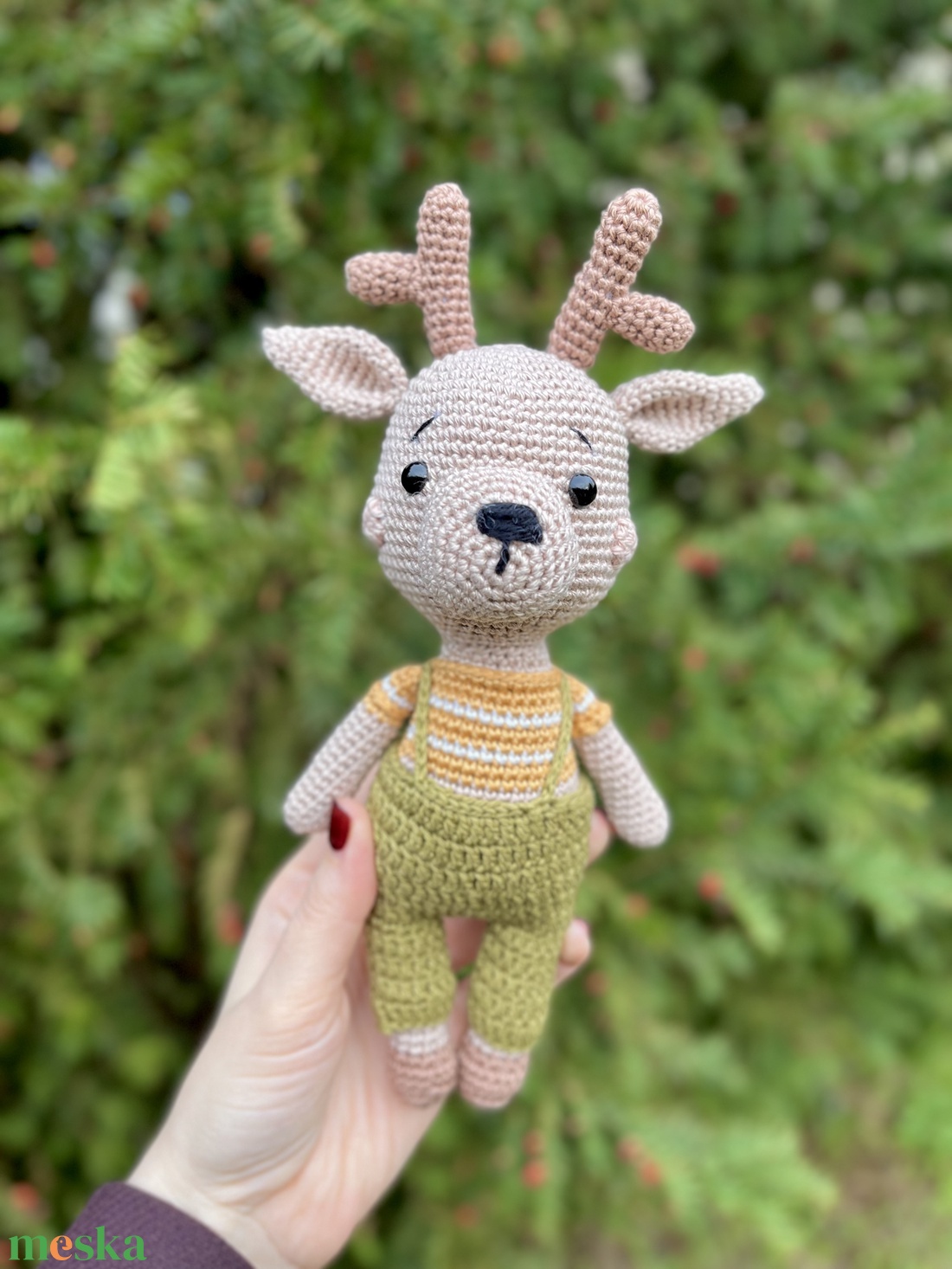 Olivér, a szarvas - játék & sport - plüssállat & játékfigura - más figura - Meska.hu