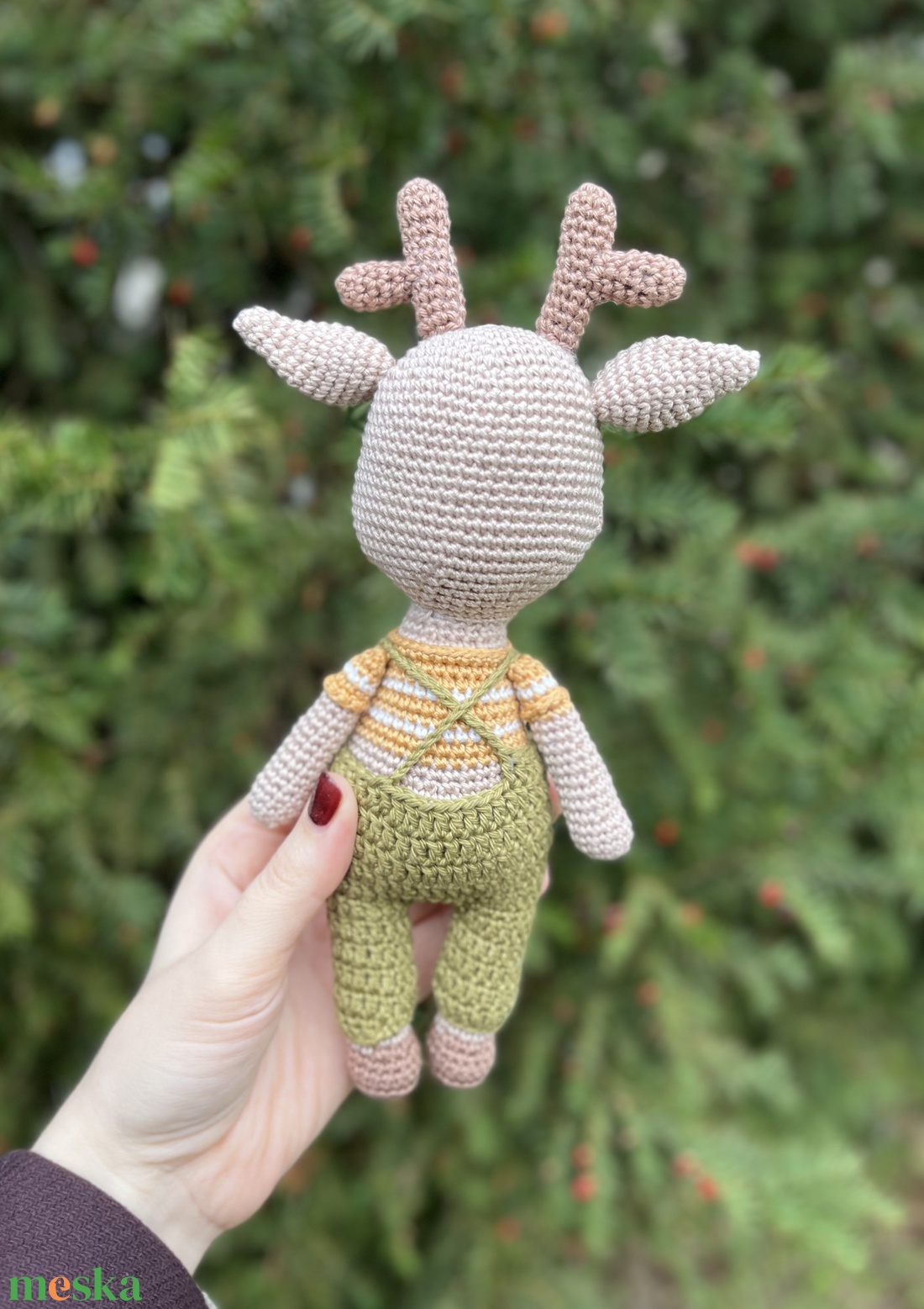 Olivér, a szarvas - játék & sport - plüssállat & játékfigura - más figura - Meska.hu