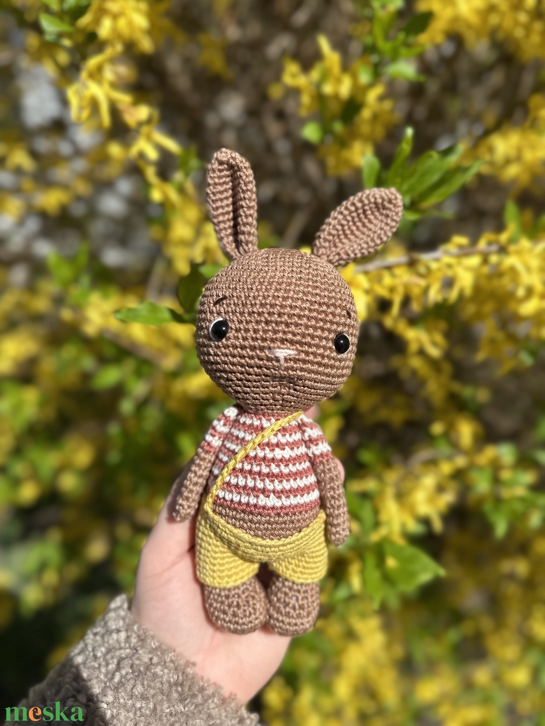 Pumpkin, a pocakos nyuszi - játék & sport - plüssállat & játékfigura - nyuszi - Meska.hu