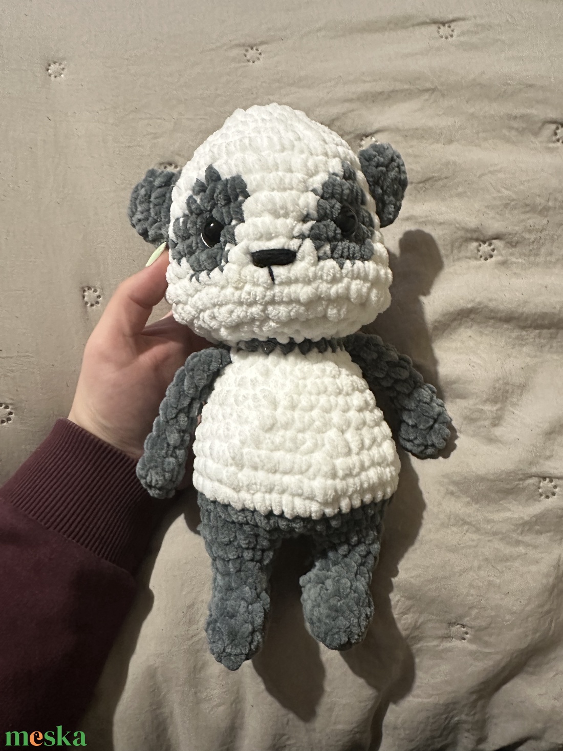 Plüss panda - játék & sport - plüssállat & játékfigura - maci - Meska.hu