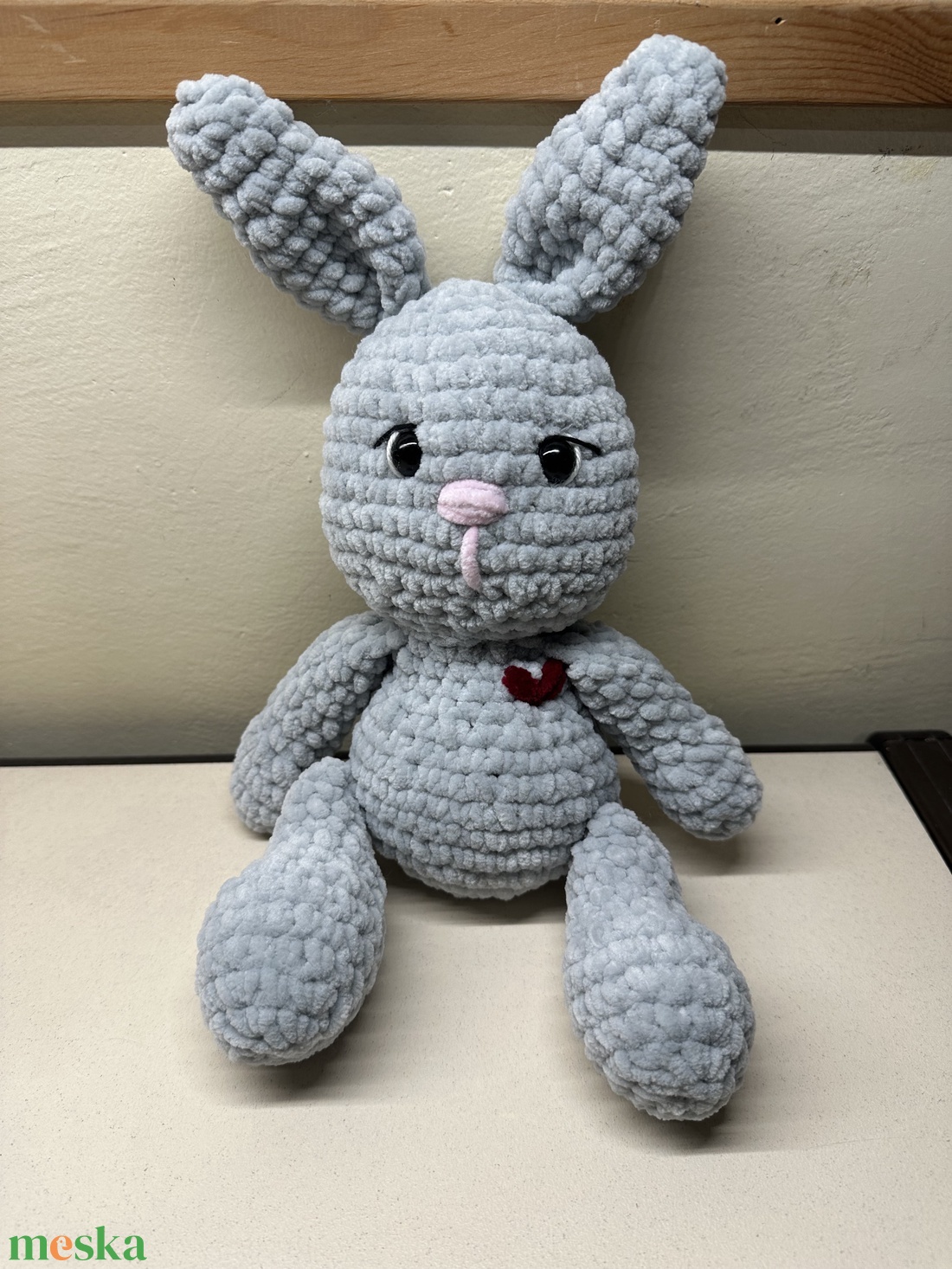 Horgolt nyuszi - játék & sport - plüssállat & játékfigura - nyuszi - Meska.hu