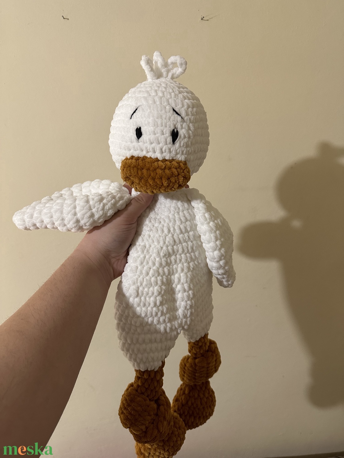 Kacsás szundipajti - baba - mama - baba játékok - szundikendő, alvóka - Meska.hu