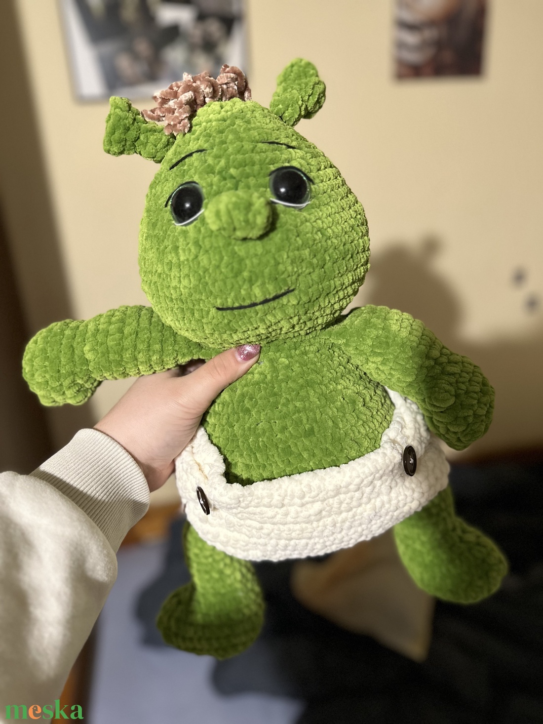 Horgolt baby ogre - játék & sport - plüssállat & játékfigura - pingvin - Meska.hu