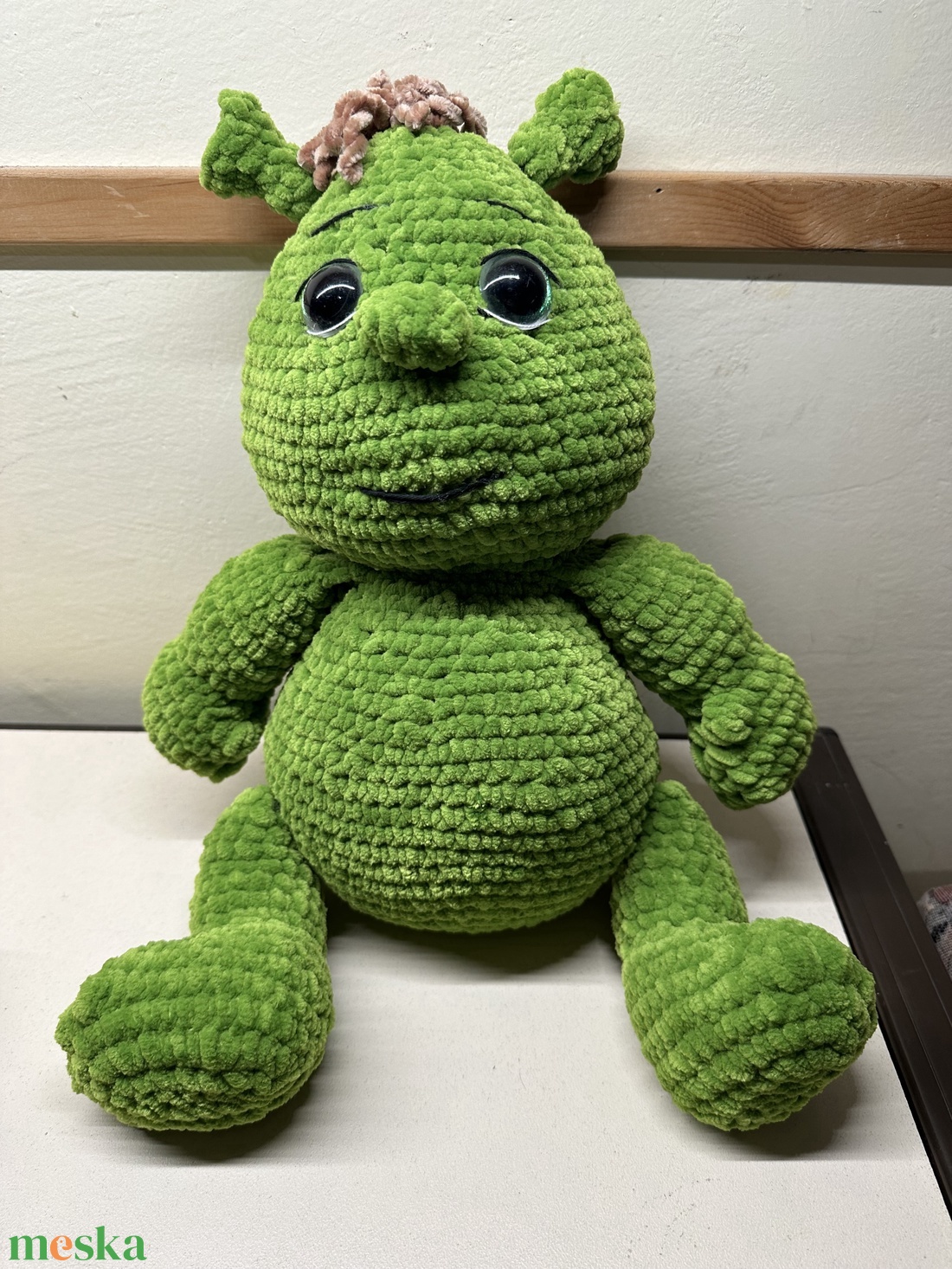Horgolt baby ogre - játék & sport - plüssállat & játékfigura - pingvin - Meska.hu