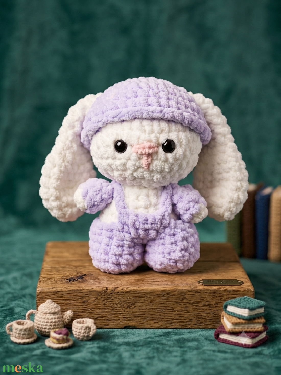 �� Kézzel horgolt lila nyuszi � puha amigurumi plüss, Egyedi ajándék - játék & sport - plüssállat & játékfigura - nyuszi - Meska.hu
