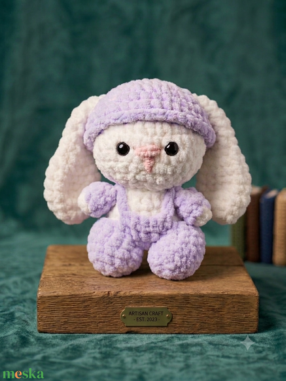 �� Kézzel horgolt lila nyuszi � puha amigurumi plüss, Egyedi ajándék - játék & sport - plüssállat & játékfigura - nyuszi - Meska.hu