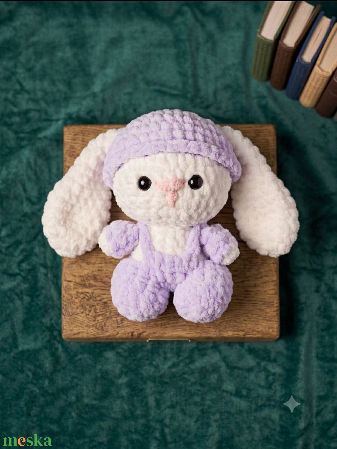 �� Kézzel horgolt lila nyuszi � puha amigurumi plüss, Egyedi ajándék - játék & sport - plüssállat & játékfigura - nyuszi - Meska.hu