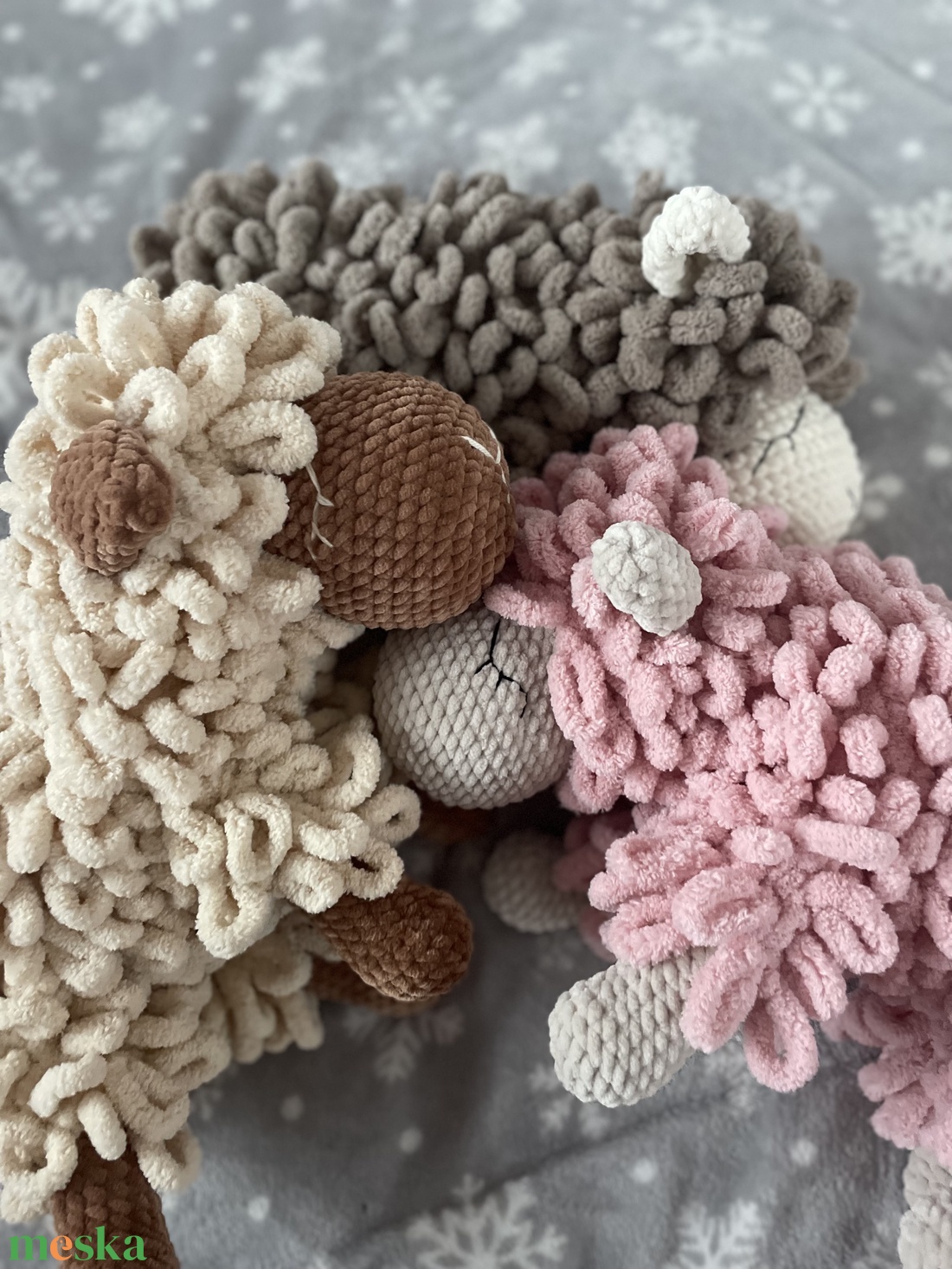 Pufi bárány  - játék & sport - plüssállat & játékfigura - plüss bárány - Meska.hu