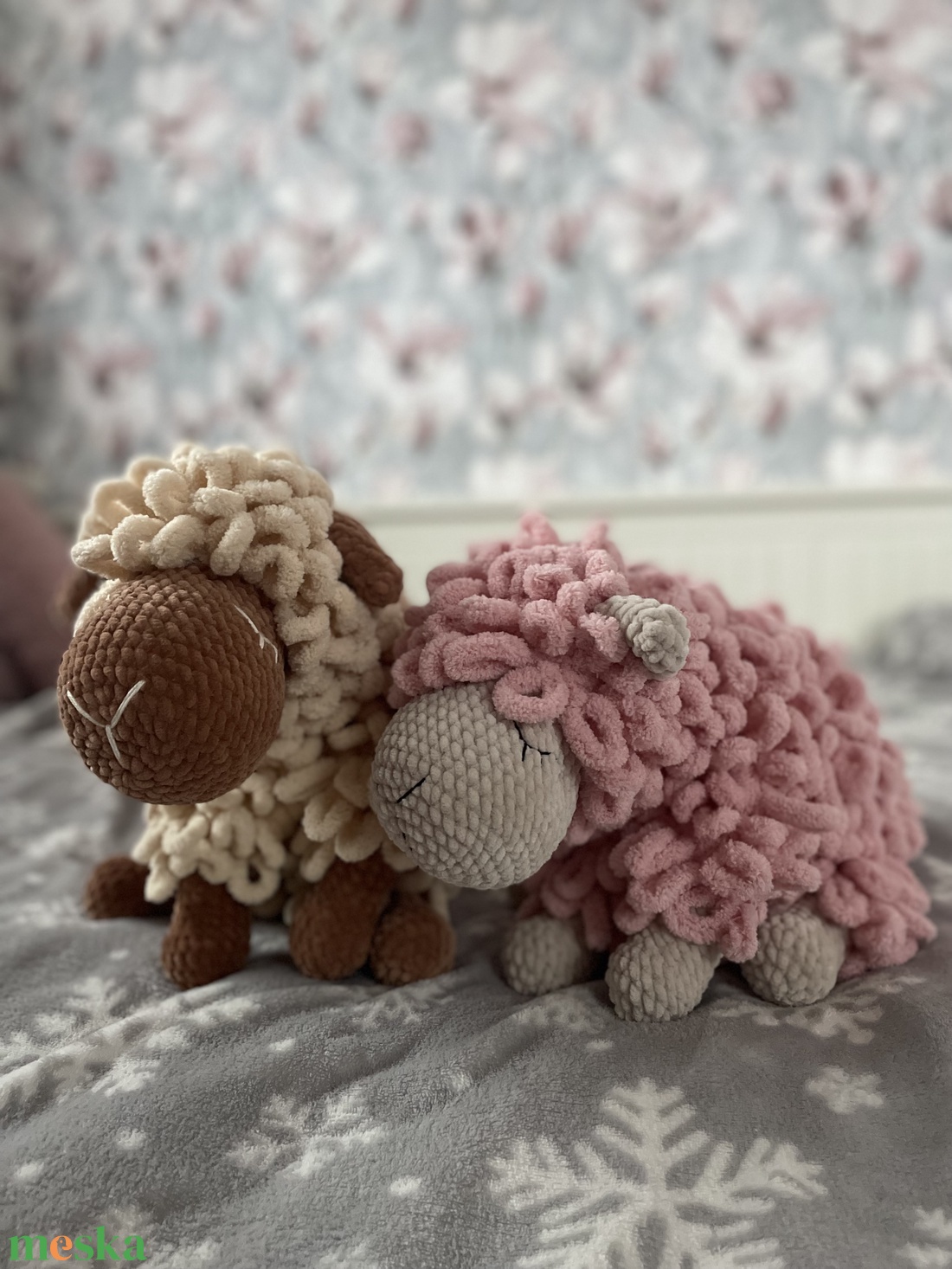 Pufi bárány  - játék & sport - plüssállat & játékfigura - plüss bárány - Meska.hu