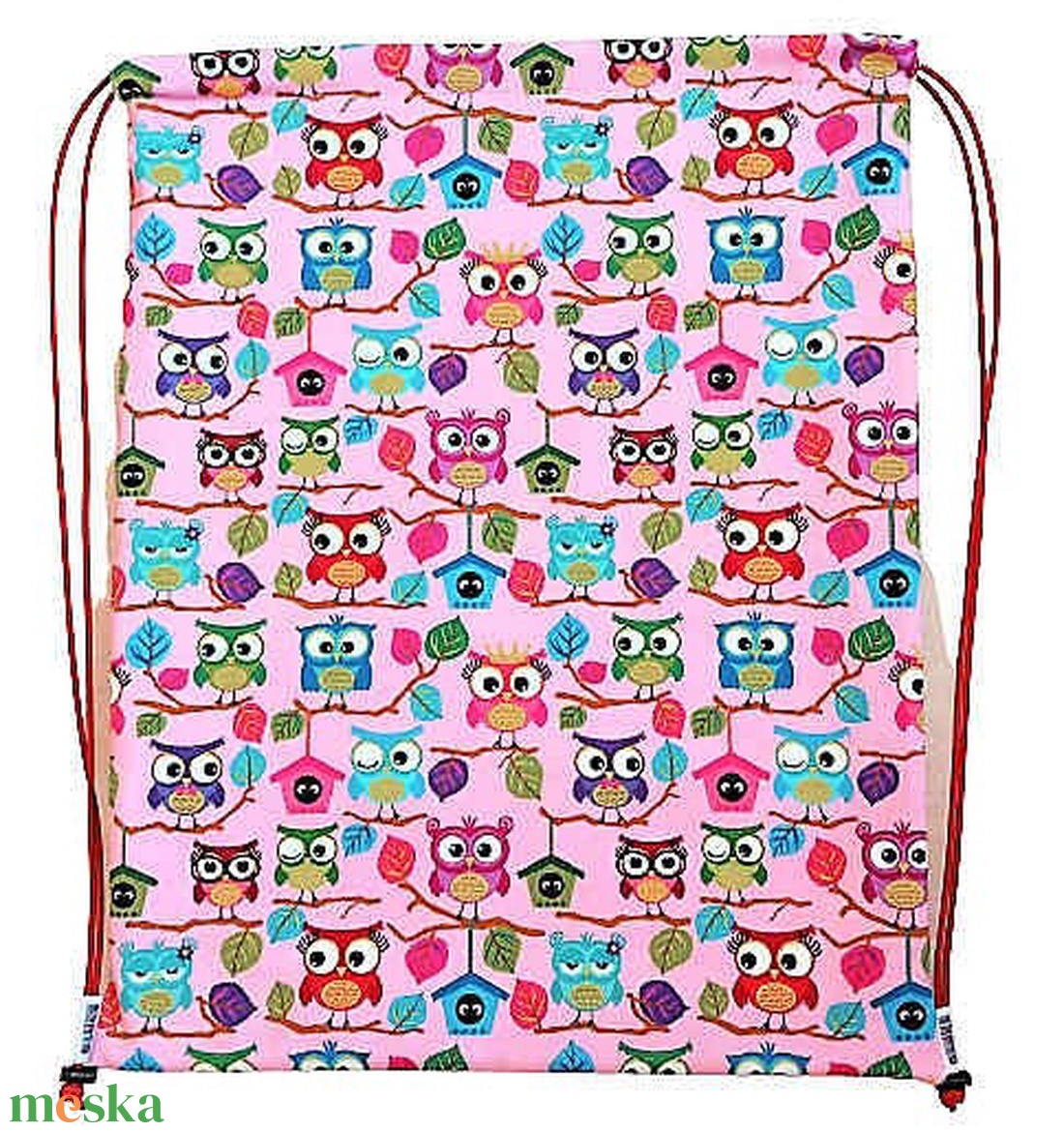 Gyerek Hátizsák, Tornazsák baglyok - játék & sport - ovis felszerelés - ovis tornazsák - Meska.hu